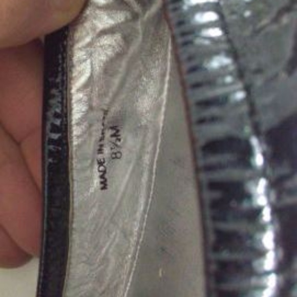 Kate Spade Patent Leather Elastic Ballet Flat 8.5 - Picture 8 of 8